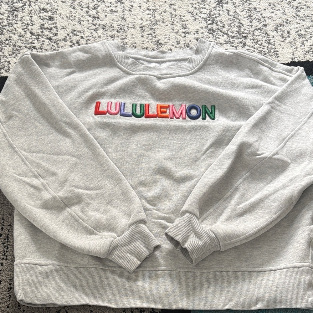 lululemon graphic sweatshirt